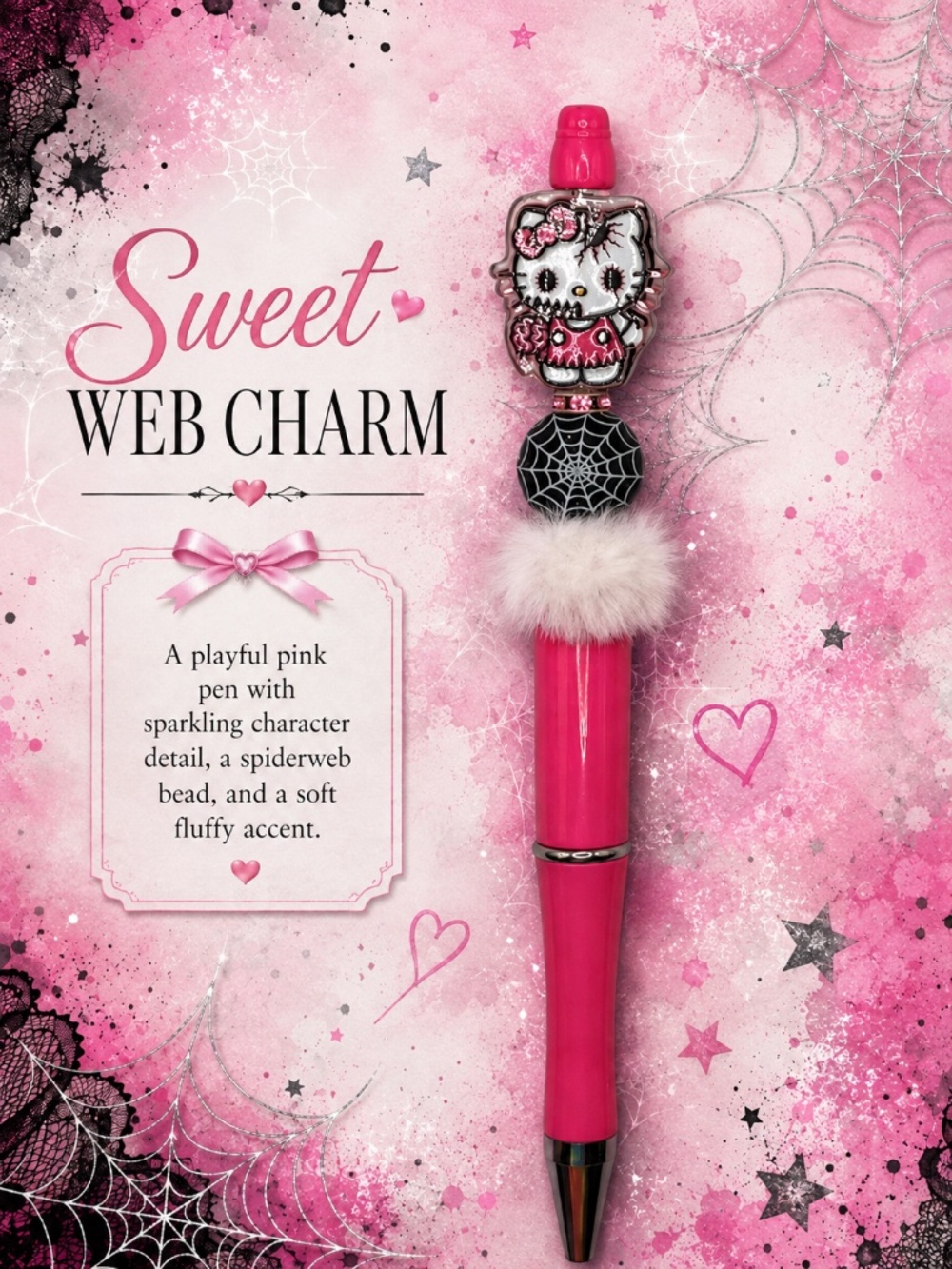 Sweet Web Charm Pen